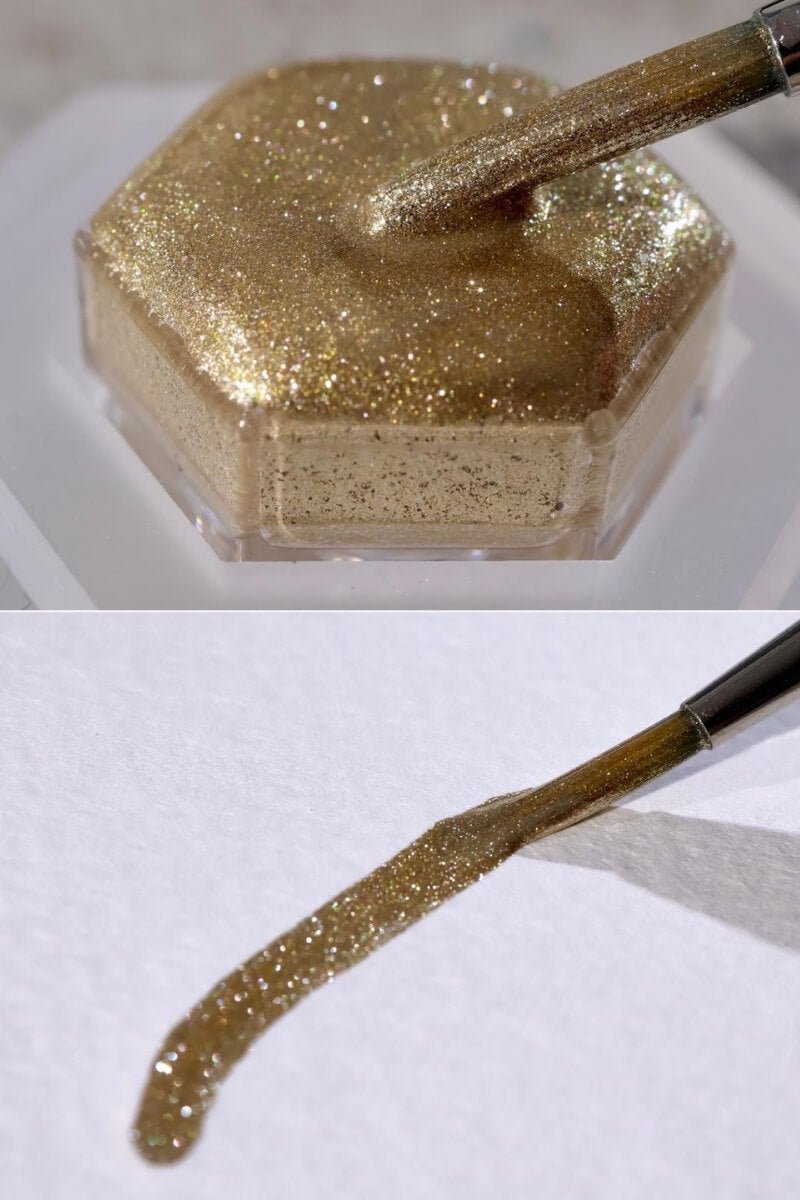 How to Activate Metallic Watercolors | Step-by-Step Guide - Lisilinka