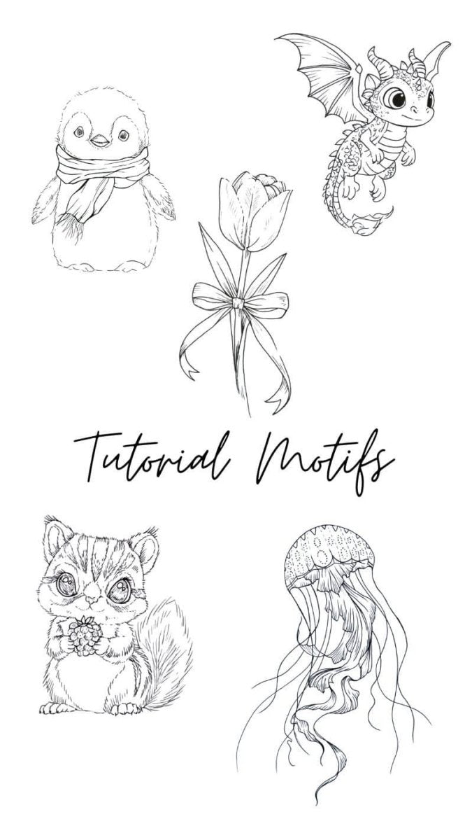 Lisilinka Sketches Vol. 2 — Tutorials 1 - 5 & Inspirations - Lisilinka