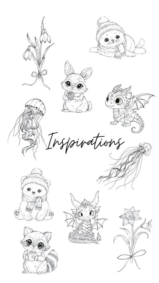 Lisilinka Sketches Vol. 2 — Tutorials 1 - 5 & Inspirations - Lisilinka