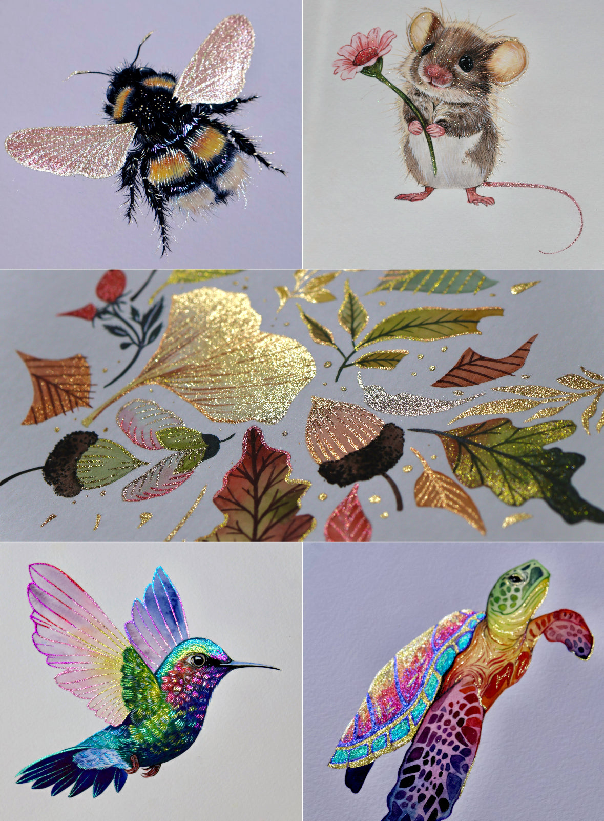 Full Tutorial Set 1-5 Hexagon Size incl. Booklet & Sketches