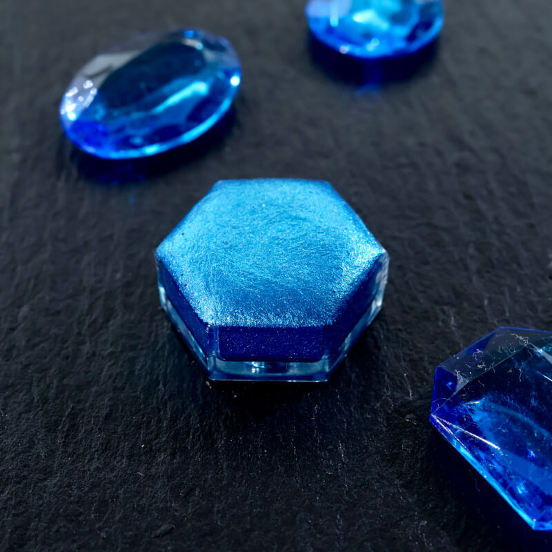 Lisilinka single colors aquamarine metallic watercolors collection