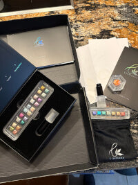 Lisilinka Metallic waterclors Full tutorial set 5 star review