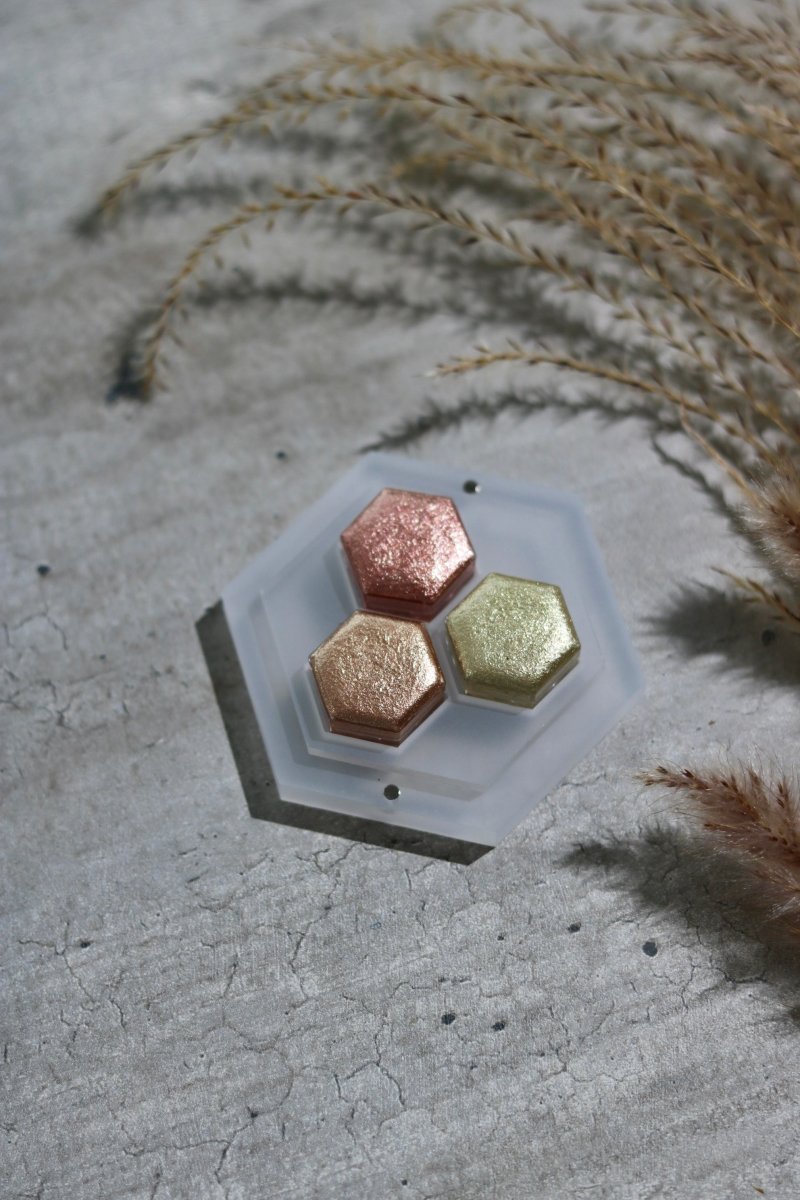 Crystal Set of Three (Gold, Copper, Rosé) - Lisilinka