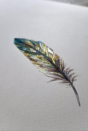 Mini pan - Tutorial Set 5 - "Sparkling Feather" - Lisilinka